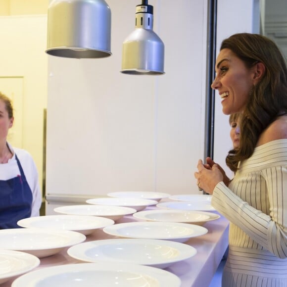 Kate Middleton, duchesse de Cambridge, lors du dîner de gala "Action on Addiction" à Londres, le 12 juin 2019.