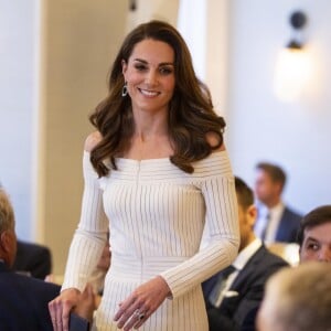 Kate Middleton, duchesse de Cambridge, lors du dîner de gala "Action on Addiction" à Londres, le 12 juin 2019.