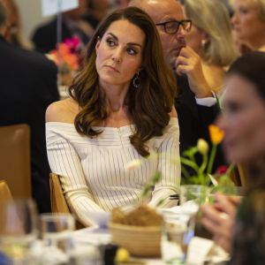 Kate Middleton, duchesse de Cambridge, lors du dîner de gala "Action on Addiction" à Londres, le 12 juin 2019.