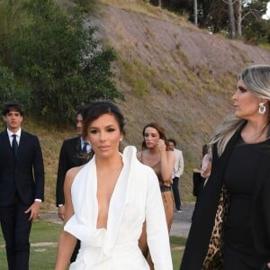 Eva Longoria, Tiziana Rocca lors de la soirée d'ouverture du festival "Filming Italy Sardegna" au Forte Village Resort à Cagliari, Sardaigne, Italie, le 13 juin 2019.