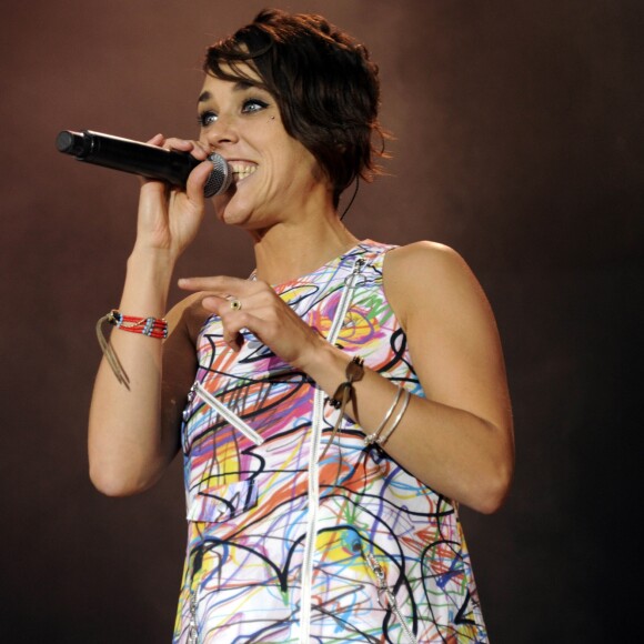Zaz (Isabelle Geffroy) en concert au Stadtpark à Hambourg le 16 août 2016. © Future-Image via ZUMA Press / Bestimage