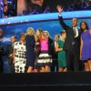 Barack Obama et sa famille à Charlotte (USA) en 2012.