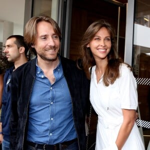 Ophélie Meunier et son mari Mathieu Vergne - People au village lors des Internationaux de France de Tennis de Roland Garros à Paris le 1er juin 2018. © Dominique Jacovides-Cyril Moreau / Bestimage