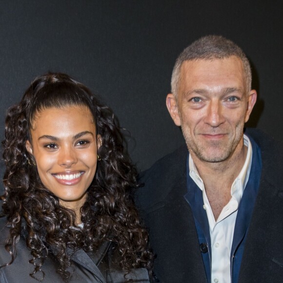 Vincent Cassel et sa femme Tina Kunakey - Dîner de gala de l'association AEM (Un Avenir pour les Enfants du Monde) au bénéfice des enfants du Rwanda organisée par B.Djian au Pavillon Ledoyen à Paris, France, le 11 décembre 2018. Chaque année avant les fêtes, B.Djian mobilise la mode le temps d'un dîner caritatif au profit des enfants du Rwanda. La directrice de la rédaction de Numéro Magazine associe à la cause de l'association AEM, les grandes maisons de couture française. © Olivier Borde/Bestimage