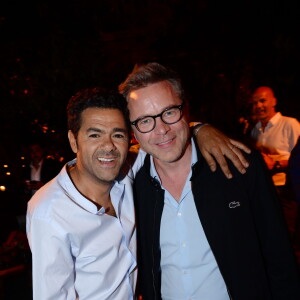 Exclusif - Jamel Debbouze et Guillaume de Tonquédec assistent à la fête de clôture du 9ème festival "Marrakech du Rire 2018" au Palais Bahia de Marrakech au Maroc le 15 juin 2019. © Rachid Bellak/Bestimage