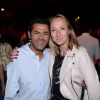 Exclusif - Jamel Debbouze et Audrey Lamy assistent à la fête de clôture du 9ème festival "Marrakech du Rire 2018" au Palais Bahia de Marrakech au Maroc le 15 juin 2019. © Rachid Bellak/Bestimage