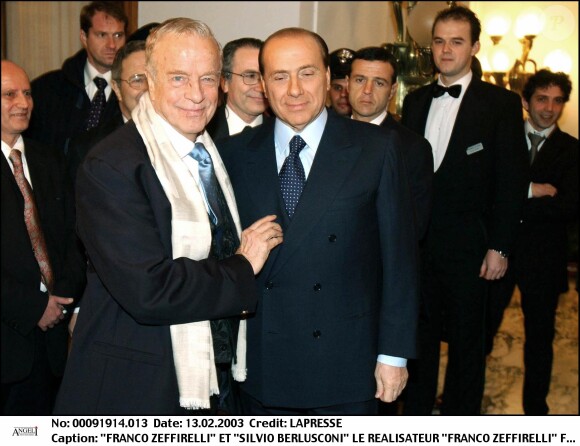 Franco Zefirelli le 13 février 2003 en Italie.