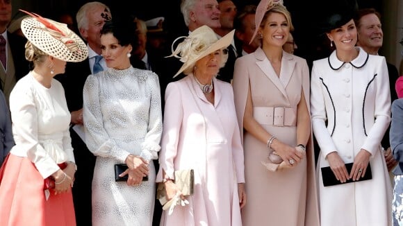 Kate Middleton, Letizia, Maxima unies en beauté pour Felipe et Willem chevaliers