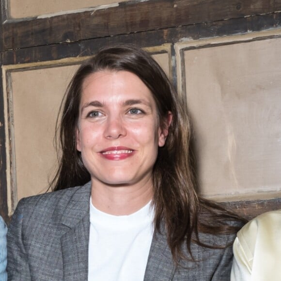 Camille Gottlieb, Louis Ducruet, Charlotte Casiraghi-Rassam et la princesse Stéphanie de Monaco - Défilé Alter Designs mode homme printemps-été 2020, le premier défilé de Pauline Ducruet dans le cadre de la Fashion Week de Paris à la Cartonnerie à Paris le 18 juin 2019. © Cyril Moreau/Bestimage