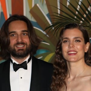 Charlotte Casiraghi et son compagnon Dimitri Rassam - 65ème édition du Bal de la Rose donné au profit de la Fondation Princesse Grace sur le thème de la Riviera, une idée de K. Lagerfeld, à la Salle des Etoiles du Sporting Monte-Carlo à Monaco, le 30 mars 2019. © Jean-Charles Vinaj / Pool Monaco / Bestimage