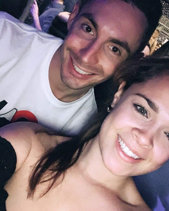 Michaël Ducruet, fils de Daniel Ducruet, et sa compagne Oriana lors d'une soirée à Monaco en mai 2019, photo Instagram du 21 mai 2019.