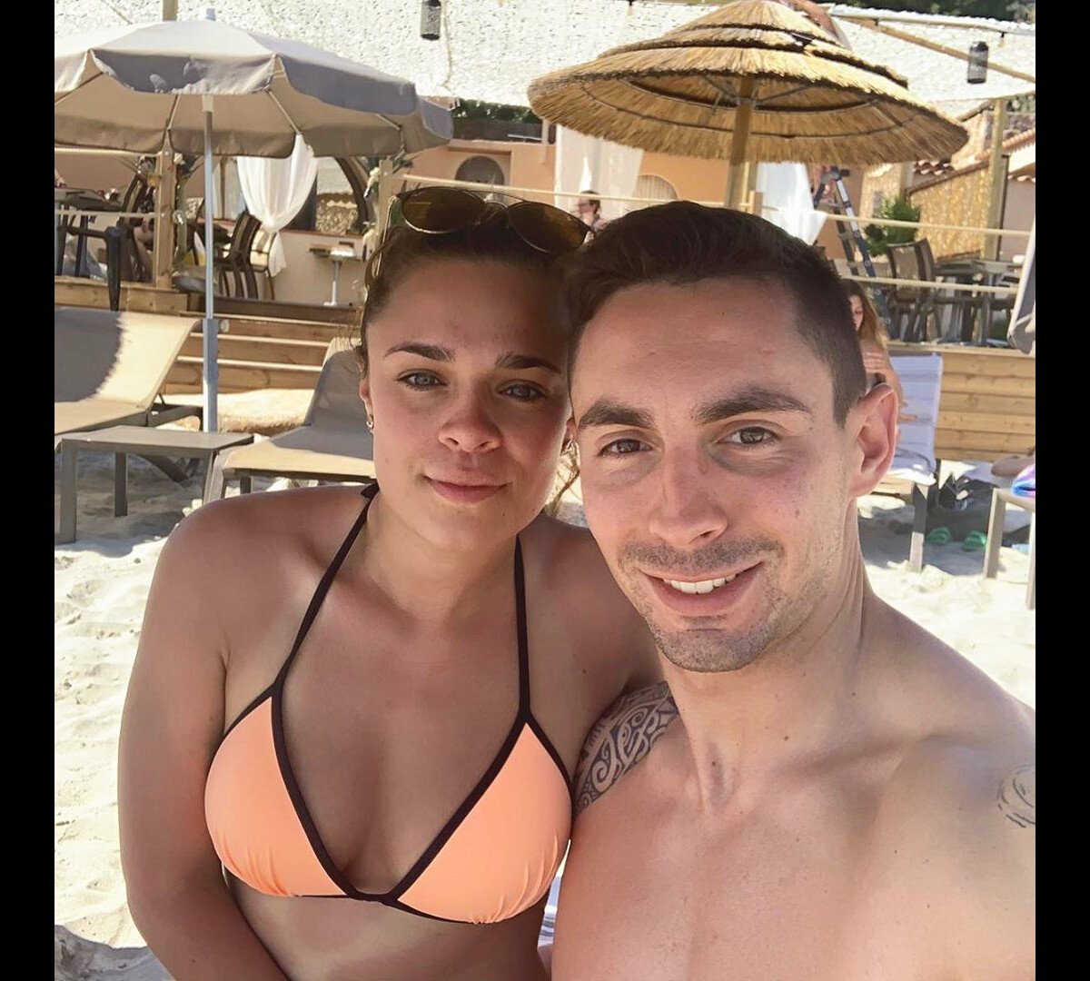 Photo Michaël Ducruet, fils de Daniel Ducruet, et sa compagne Oriana