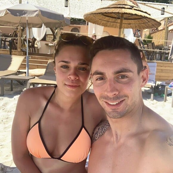 Michaël Ducruet, fils de Daniel Ducruet, et sa compagne Oriana en vacances en Corse, photo Instagram du 1er juin 2019.