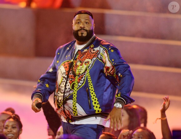 DJ Khaled sur scène lors de la 7ème cérémonie des "BET Awards" au Staples Center à Los Angeles, le 23 juin 2019.