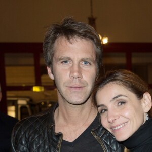 Le prince Emmanuel Philibert de Savoie et la princesse Clotilde (Courau) - People au Theatre de Paris pour les 70 ans de Johnny Hallyday. Le 15 juin 2013