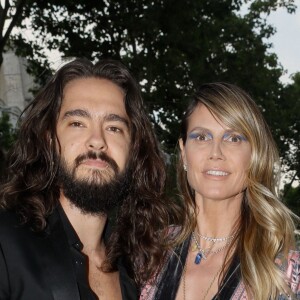 Heidi Klum et son fiancé Tom Kaulitz arrivent à la soirée amfAR à l'hôtel Peninsula à Paris, le 30 juin 2019. © Veeren Ramsamy-Christophe Clovis/Bestimage