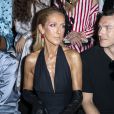 Céline Dion et Pepe Munoz assistent au défilé Schiaparelli haute couture Automne-Hiver 2019/2020 à Paris le 1er juillet 2019. © Olivier Borde/Bestimage