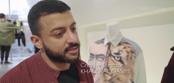 Interview du créateur de mode Sheikh Khalid bin Sultan Al Qasimi en avril 2019.
