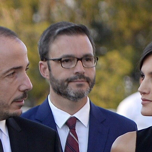 La reine Letizia d'Espagne lors de l'inauguration de la 9e édition du "Atlantida Film Festival" à Majorque le 2 juillet 2019
