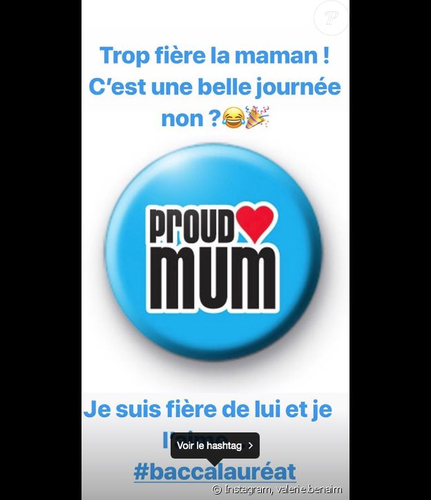 Valérie Bénaïm sur Instagtam.