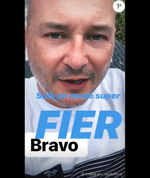 Sébastien Cauet félicite son fils sur Instagram.
