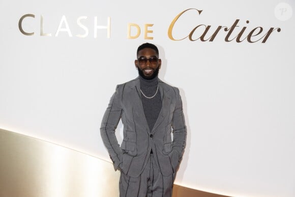 Tinie Tempah au photocall de la soirée de lancement du "Clash De Cartier" à la Conciergerie à Paris, France, le 10 avril 2019. © Pierre Perusseau/Bestimage