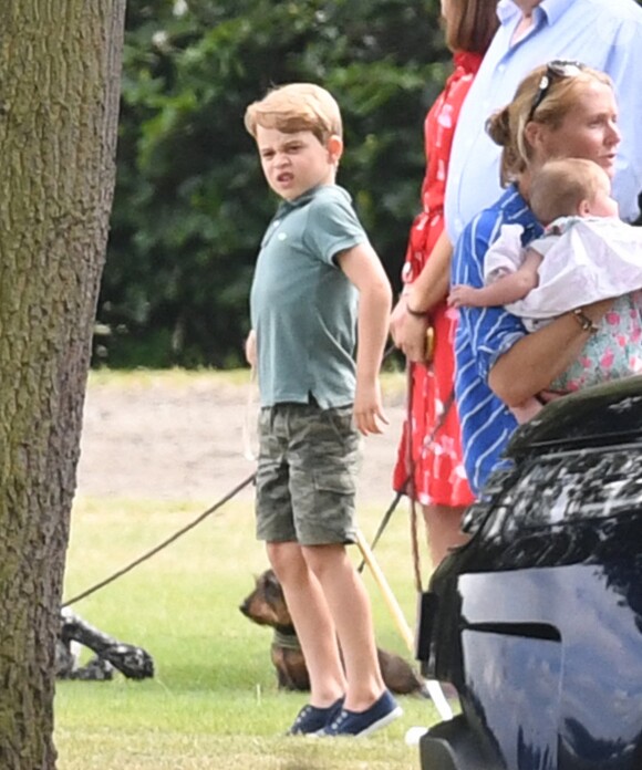 Le prince George pour le King Power Royal Charity Polo Day à Wokingham, le 10 juillet 2019.