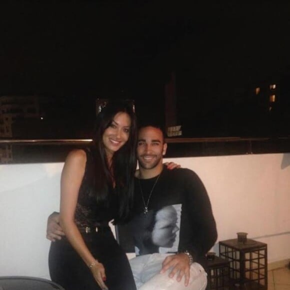 Adil Rami et Sidonie Biémont