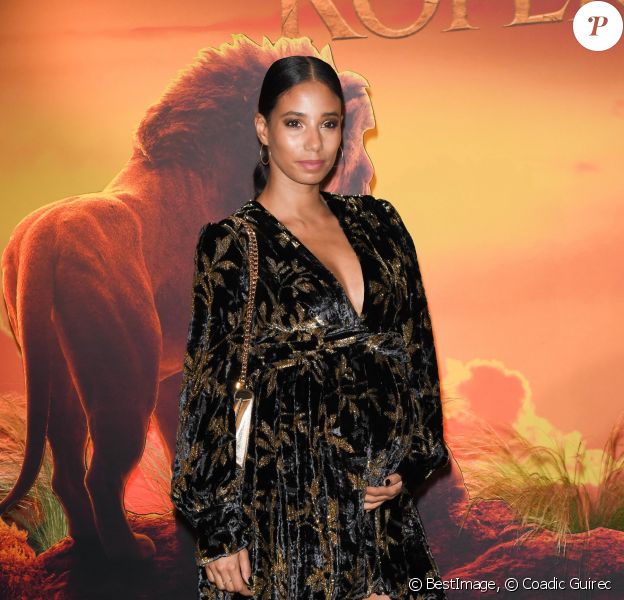Hajiba Fahmy enceinte à la projection exceptionnelle du nouveau Disney "Le Roi Lion" au Grand Rex à Paris le 11 juillet 2019. © Coadic Guirec/Bestimage