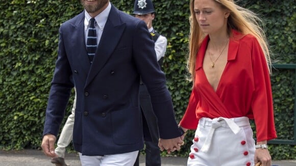 James Middleton : Sa petite amie Alizée Thevenet ose le décolleté à Wimbledon