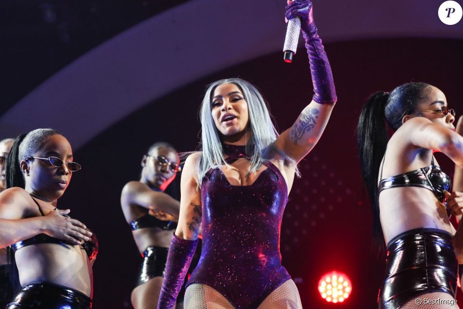 Cardi B en concert lors de la 7ème édition du BET Experience au Centre