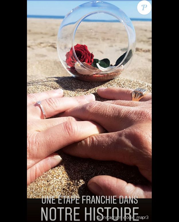 Elodie de "Mariés au premier regard 3" fiancée, photo Instagram du 18 juillet 2019