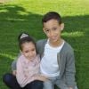La princesse Lalla Khadija et le prince Moulay El Hassan du Maroc le 28 février 2013 à Rabat, jour des 6 ans de Khadija.