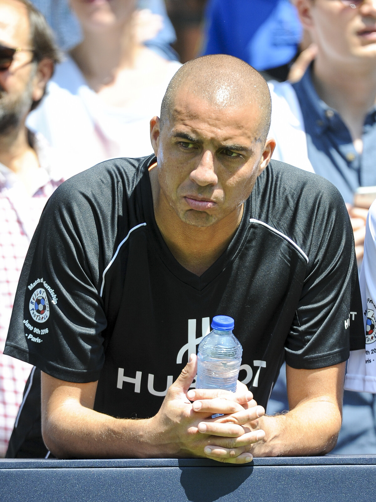 Photo : David Trezeguet - Pelé et Diego Maradona s'affrontent lors d'un match de football amical