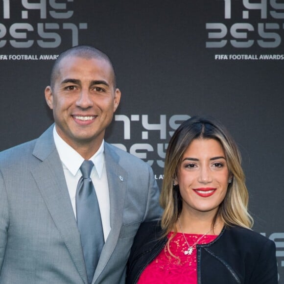 David Trezeguet et Belen Cosimo - Les célébrités arrivent à la cérémonie des Trophées Fifa 2018 au Royal Festival Hall à Londres, Royaume Uni, le 25 septembre 2018. © Cyril Moreau/Bestimage