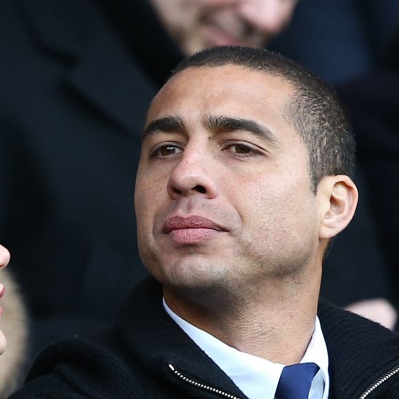 David Trezeguet - People assistent au match de football Psg-Toulouse au Parc des Princes à Paris le 21 février 2015.