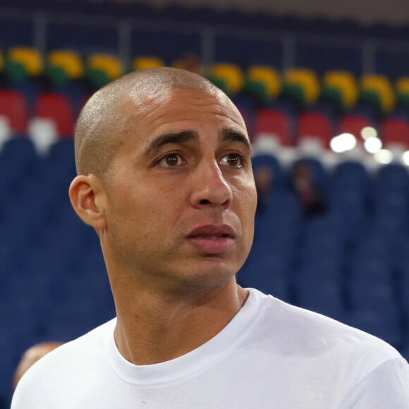 David Trezeguet - Match de football interreligieux pour la paix à l'initiative du pape François à Rome en Italie le 1er septembre 2014.