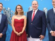 Natalie Portman : Divine en robe bustier avec Albert de Monaco