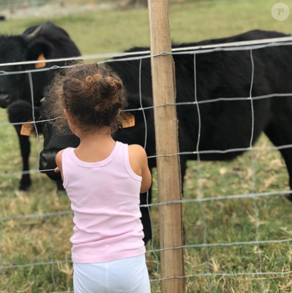 Aliyah, la fille de Mondir et Inès, sur Instagram, le 21 juillet 2019