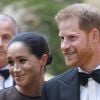 Le prince Harry, duc de Sussex, et Meghan Markle, duchesse de Sussex, à la première du film "Le Roi Lion" au cinéma Odeon Luxe Leicester Square à Londres, le 14 juillet 2019.