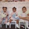 Chicago et ses cousines True et Stormi sur Instagram.