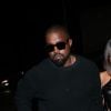 Kanye West et sa femme Kim Kardashian sont allés diner au restaurant Craig à West Hollywood à Los Angeles, le 10 juillet 2019