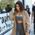Kim Kardashian se promène à Los Angeles, le 10 juillet 2019.