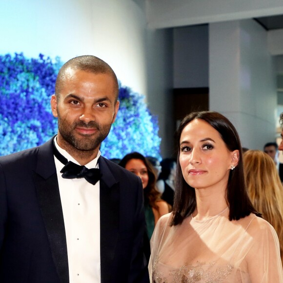 Tony Parker et sa femme Axelle assistaient au 71e gala de la Croix-Rouge monégasque à Monaco le 26 juillet 2019. © Dominique Jacovides/Bestimage