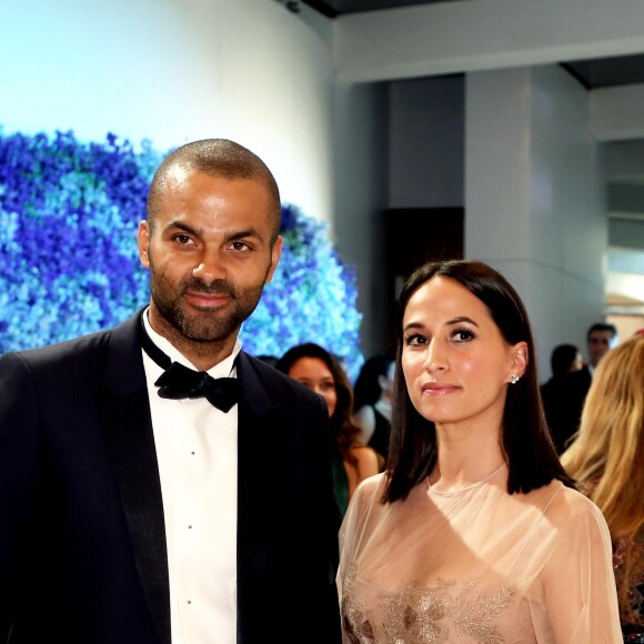 Tony Parker et sa femme Axelle assistaient au 71e gala de la Croix-Rouge monégasque à Monaco le 26 juillet 2019. © Dominique Jacovides/Bestimage