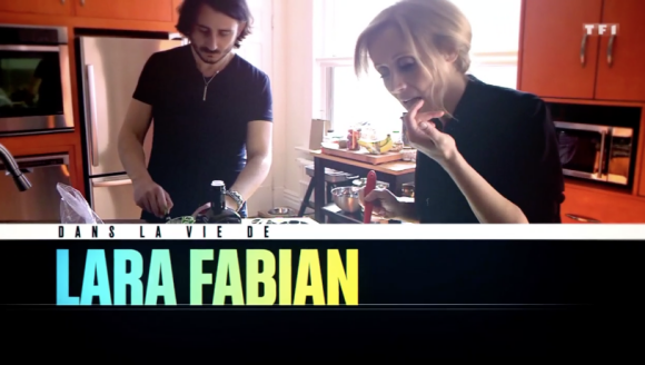 Lara Fabian et son mari Gabriel, ont reçu chez eux à Montréal les caméras du magazine de TF1 50' Inside, diffusé le 27 juillet 2019.