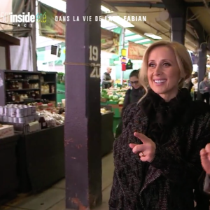 Lara Fabian et son mari Gabriel à Montréal, suivi au marché par les caméras de 50' Inside, juillet 2019.