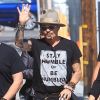 Johnny Depp et J. Perry arrivent à l'émission Jimmy Kimmel Live!' au El Capitan Entertainment Centre à Hollywood, le 12 juin 2019