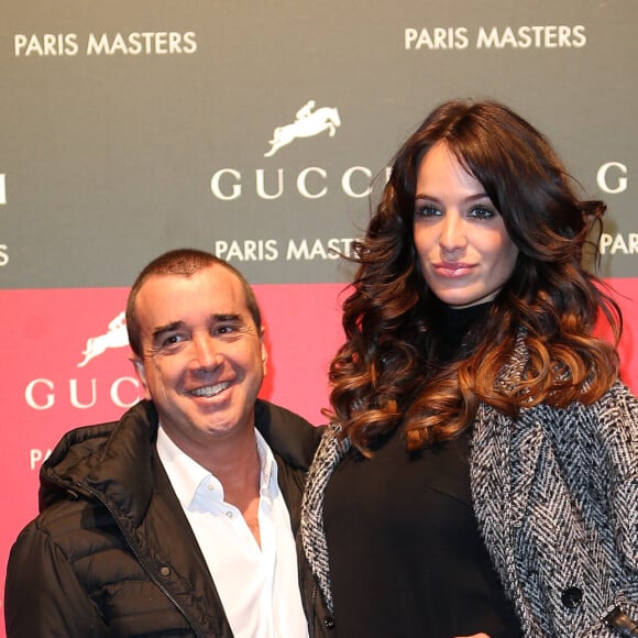 Arnaud Lagardere et Jade Foret - Gucci Paris Masters 2012 a Villepinte le 2 decembre 2012. Gucci Paris Masters 2012 in Villepinte, suburb of Paris, France on december 2, 2012.