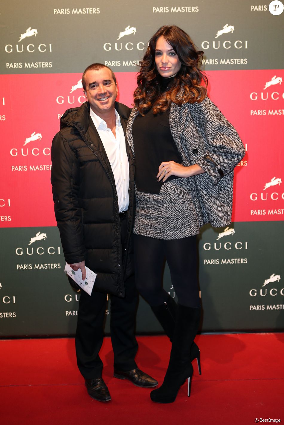 Arnaud Lagardere et Jade Foret - Gucci Paris Masters 2012 a Villepinte